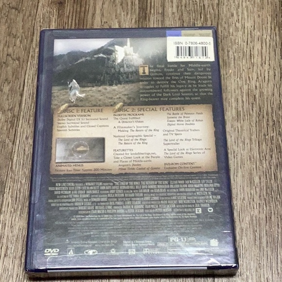 *NEW* (2 for $15) The Lord of the Rings The Return of the King - Picture 2 of 4